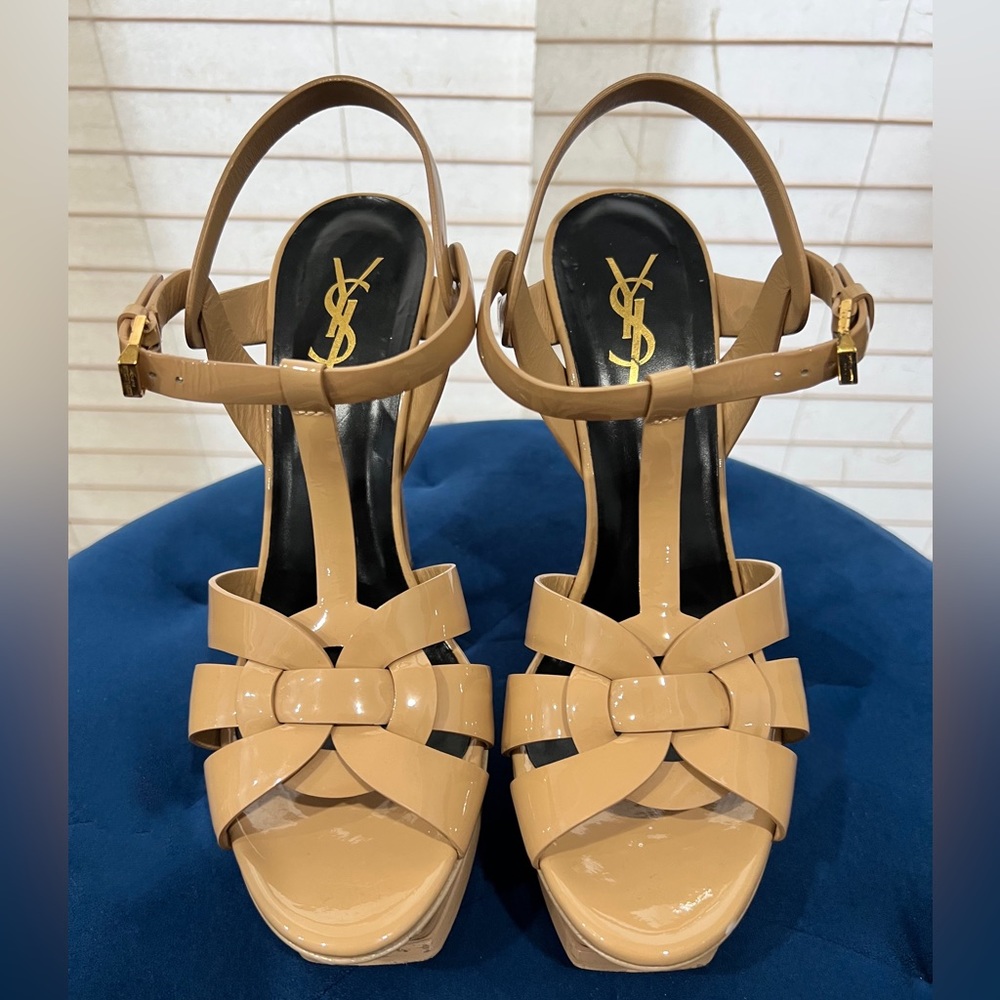 Saint Laurent Tribute T-Strap Sandal